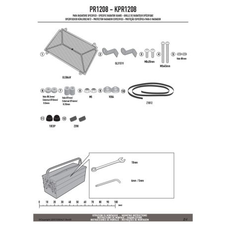 Hűtővédő rács HONDA CB 650 R (2019-2020), HONDA CB 650 R (2021-2025) GIVI