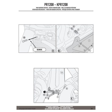Hűtővédő rács HONDA CB 650 R (2019-2020), HONDA CB 650 R (2021-2025) GIVI