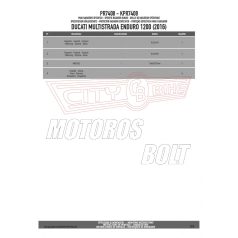   Hűtővédő rács Ducati Multistrada950 (2017-2018)/Ducati Multistrada 950 S (2019-2021)/Ducati Multistrada End1200 (2016-2018)/Ducati Multistrada1260 (2018-2020)/Ducati Motorstrada En1260 (2019-2021)GIVI