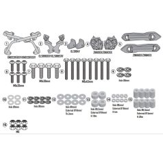   GIVI PX3128 – Monokey TECH 3 oldaldoboz-tartó Suzuki GSX-S1000GX (2024–2025), V37 dobozhoz