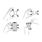 Komplett telefon tartó szett kormányra Xtra nagy telefonhoz