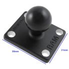 GPS tartó RAM MOUNT 4 lyukas talp, B (1") golyóval