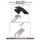 Sárvédő rögzítő kit Honda NC 750 S (2016-2020) / Honda NC 750 X (2016-2020) / Honda NC 750 X (2021-2024) GIVI