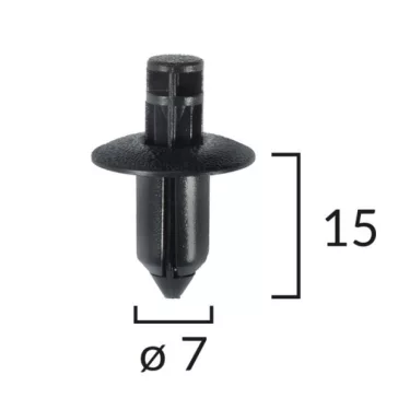 Patent műanyag 8mm Honda / Suzuki