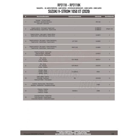 Motorblokk védő SUZUKI V-Strom 1050 XT (2020-2024) GIVI