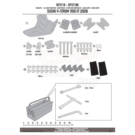 Motorblokk védő SUZUKI V-Strom 1050 XT (2020-2024) GIVI