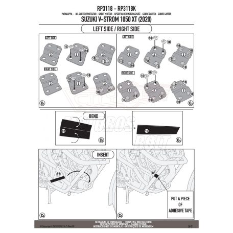 Motorblokk védő SUZUKI V-Strom 1050 XT (2020-2024) GIVI