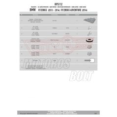   Motorblokk védő BMW R 1200 GS Adventure (2014-2018) / BMW R 1200 GS (2013-2018) / BMW R 1200 R (2015-2018) / BMW R 1200 RS (2015-2018) GIVI