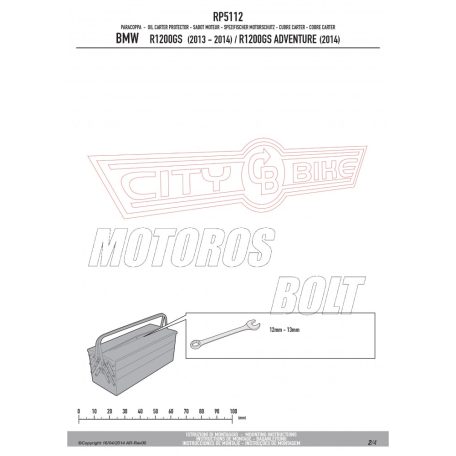 Motorblokk védő BMW R 1200 GS Adventure (2014-2018) / BMW R 1200 GS (2013-2018) / BMW R 1200 R (2015-2018) / BMW R 1200 RS (2015-2018) GIVI