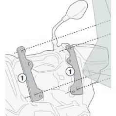   Motorblokk védő kiegészítő szett BMW F 750 GS (2018-2023) GIVI