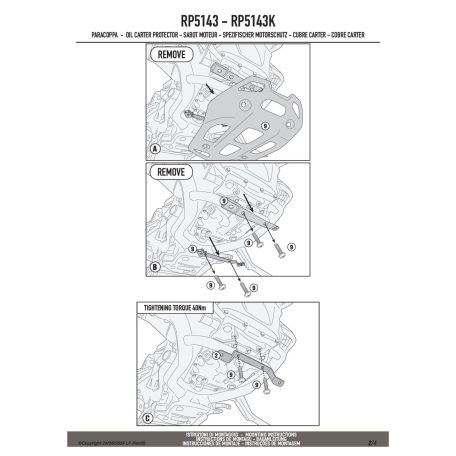 Motorblokk védő BMW R 1300 GS +Adv (2024-2025) GIVI