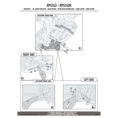 Motorblokk védő BMW R 1300 GS +Adv (2024-2025) GIVI