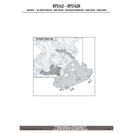 Motorblokk védő BMW R 1300 GS +Adv (2024-2025) GIVI