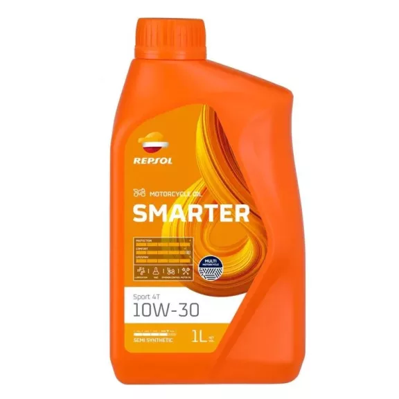 REPSOL Moto Smarter Sport 4T 10W30 1L JT* REPSOL Moto Smarter Sport 4T 10W30 1L JT*