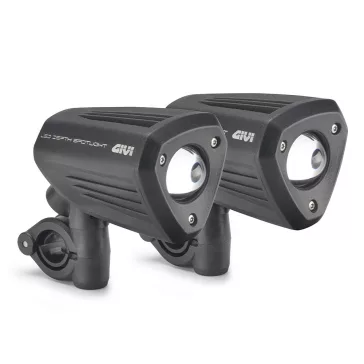   Givi S312 Led kiegészítő lámpa – erős, vízálló Led - fekete festett alumínium házzal