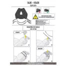 Tanktáska rögzítő rendszer hátsó ülésre Tanklock táskákhoz GIVI S430