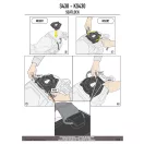 Tanktáska rögzítő rendszer hátsó ülésre Tanklock táskákhoz GIVI S430