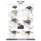 Tanktáska rögzítő rendszer hátsó ülésre Tanklock táskákhoz GIVI S430
