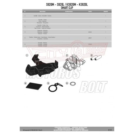 Telefontartó univerzális GIVI S920 L
