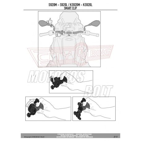 Telefontartó univerzális GIVI S920 L