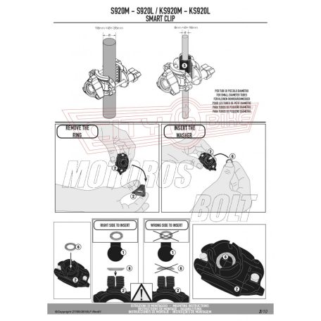 Telefontartó univerzális GIVI S920 L