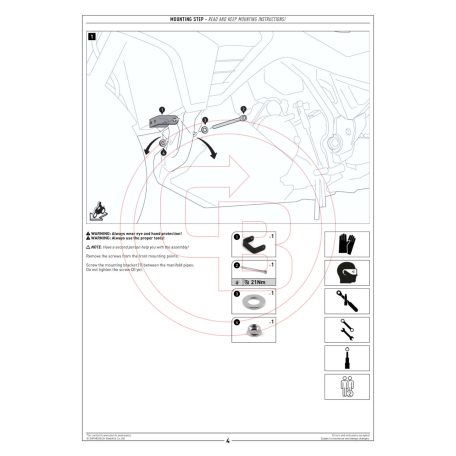 SW-MOTECH bukócső – HONDA NT 1100 (2021-2025)