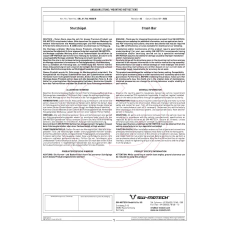 SW-MOTECH bukócső – HONDA CB500X 