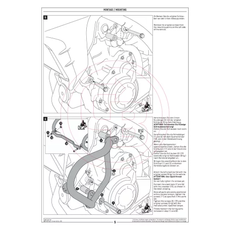 SW-MOTECH bukócső – HONDA CB500X 