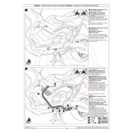 SW-MOTECH bukócső – HONDA X-ADV750 (2020-2025)