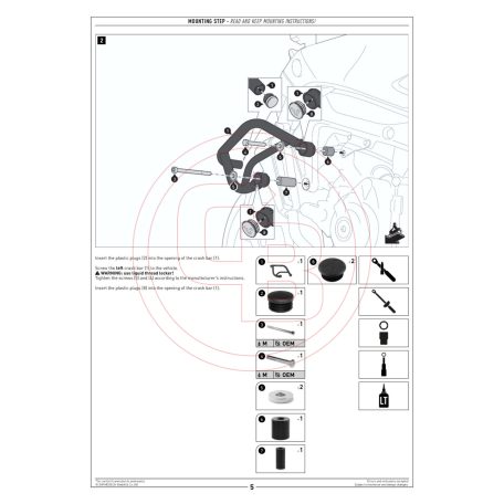 SW-MOTECH bukócső – YAMAHA MT-09