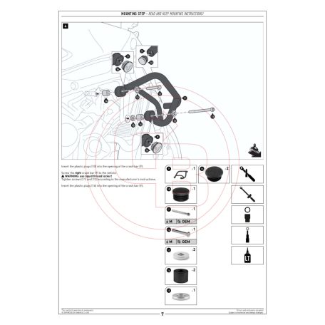 SW-MOTECH bukócső – YAMAHA MT-09
