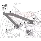 Bukócső YAMAHA MT-03 2016-2024