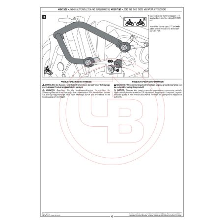 SW-MOTECH bukócső – YAMAHA MT-09 