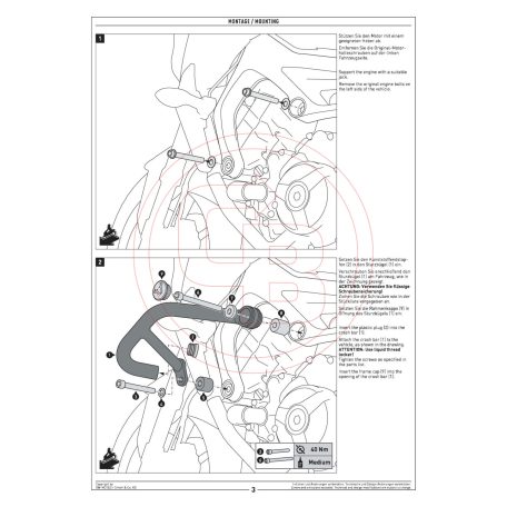SW-MOTECH bukócső – YAMAHA MT-09 (2016-2020)