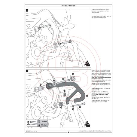SW-MOTECH bukócső – YAMAHA MT-09 (2016-2020)