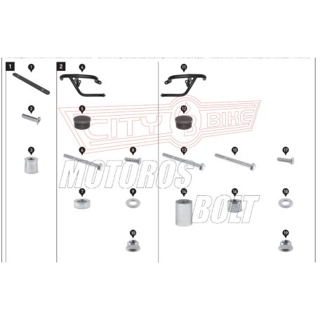 Bukócső BMW F 800 R/S SW-MOTECH