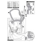 SW-Motech bukócső – BMW R 1200 R léghűtéses ! (2007–2014), fekete