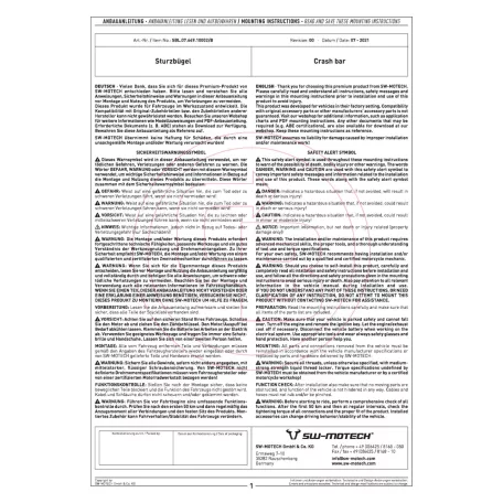 SW-MOTECH bukócső – BMW G 310 R, G 310 R