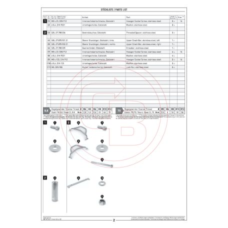 SW-MOTECH ezüst felső bukócső – BMW motorokhoz