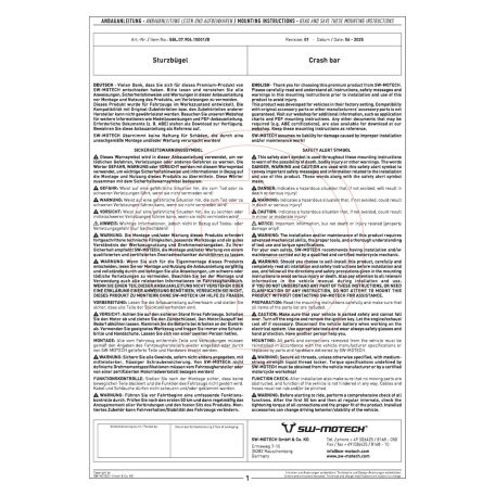 SW-MOTECH bukócső – BMW R 1250 GS Style Rally (2021-2024), R 1250 GS (2018-2024)