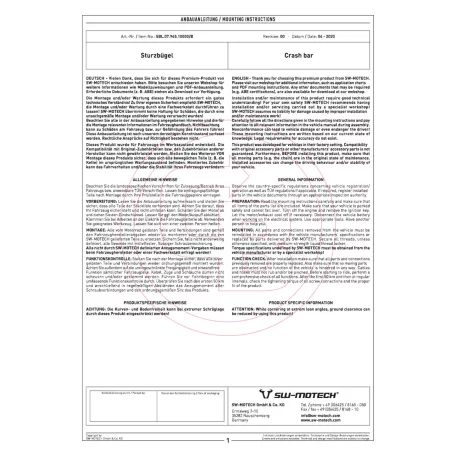 SW-MOTECH bukócső – BMW F 900 R