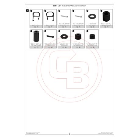 SW-MOTECH bukócső – BMW R 1300 GS (2023-2026) normál fekete