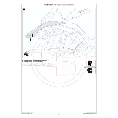 SW-MOTECH bukócső – BMW R 1300 GS (2023-2026) felső fekete