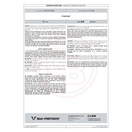 SW-MOTECH bukócső – BMW R 1300 GS normál ezüst