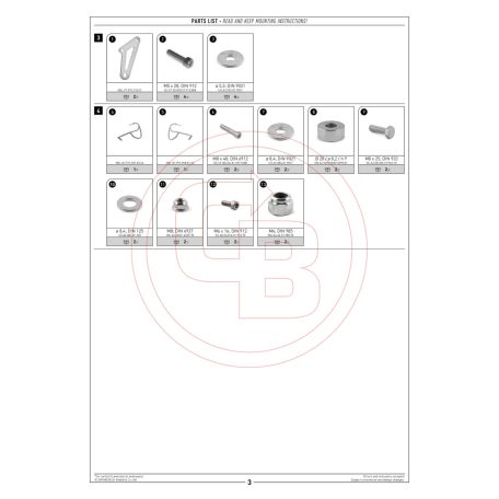 SW-MOTECH bukócső – BMW R 1300 GS felső ezüst