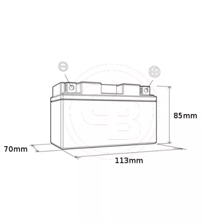 Akkumulátor LP SLA SLA12-4S 12V 3AH 5Ah