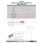 Bukógomba rögzítő kit Honda CB 650 R (2019-2020) / CB 650 R (2021-2022) GIVI