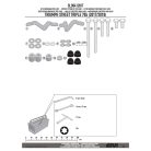 Bukógomba rögzítő szett TRIUMPH Street Triple 765 (2017-2020) GIVI