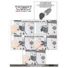 GIVI SLR105 Smart Security Lock 5db zárbetét – Trekker Outback EVO SMART dobozhoz