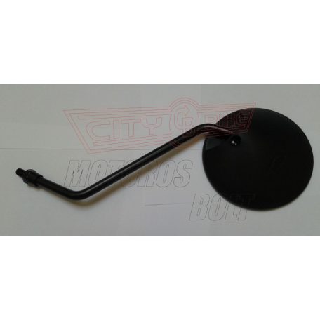 Tükör M8 fekete kerek golyós